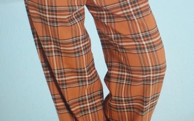 Pantalon femme tartan rouge tartan rouge