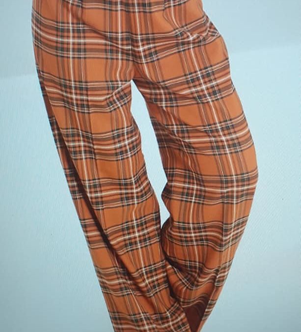 Pantalon femme tartan rouge tartan rouge